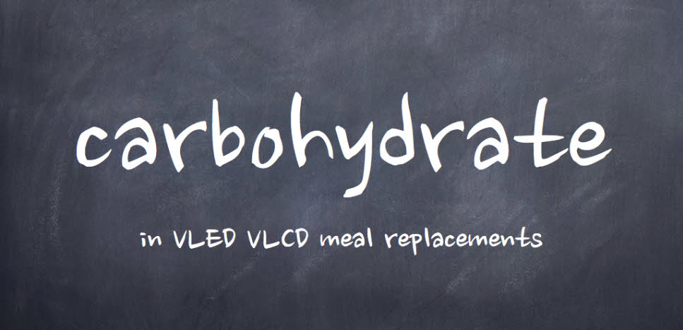 blackboard image of carbohydrate in VLED VLCD