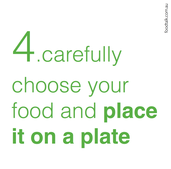 Tip 4 to avoid covid-kilos. Plate up ALL food.
