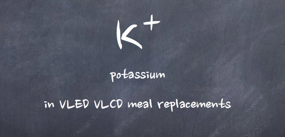 image of potassium on blackboard